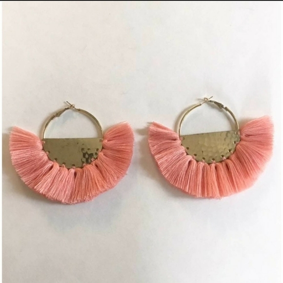SHIRALEAH Anya Earrings Boho Hoops Designer Jewelry Anthropologie - Picture 2 of 5